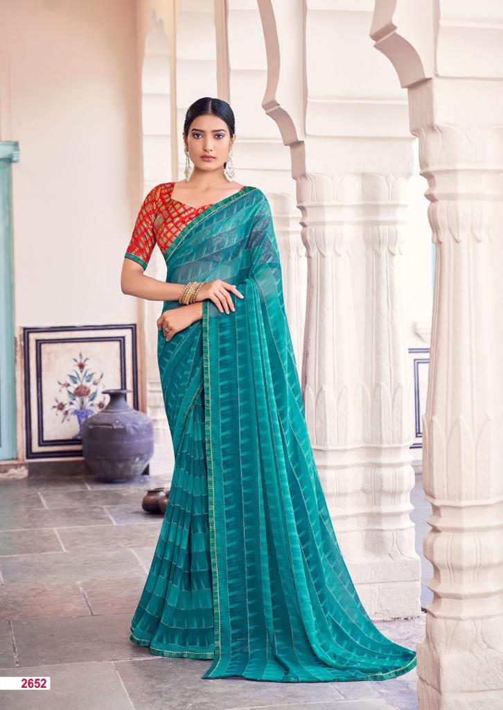 Kashvi Maanvi Regular Wear Printed Georgette Latest Designer Saree Collection 